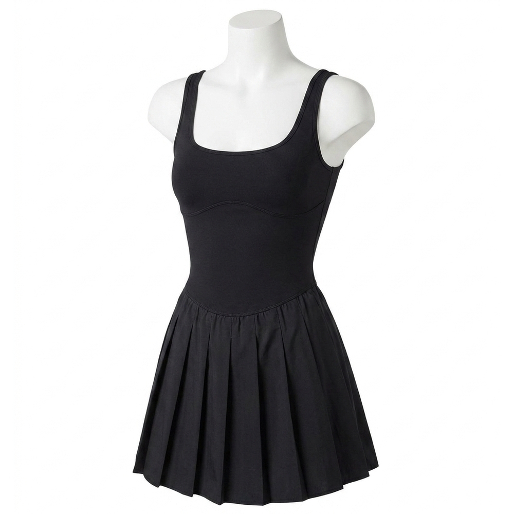 NEW FREE PEOPLE swing of things dress in black - Picture 1 of 5